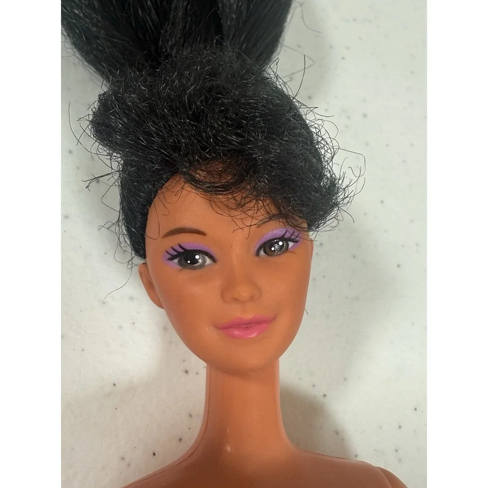 Vtg Mattel Barbie Asian Tan Skin Black Hair Superstar 1980 Kira Malaysia Miko